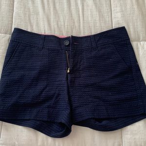 Lilly Pulitzer Navy detail shorts